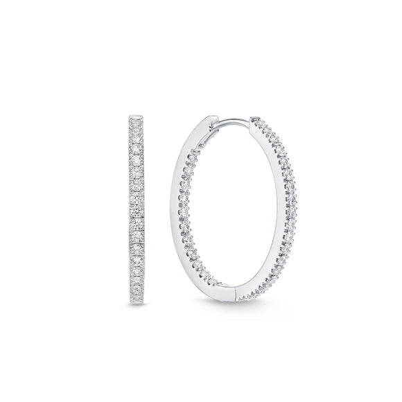 CHHO219_00 Hoops & Huggies Diamond Hoops