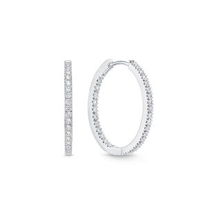 CHHO220_00 Hoops & Huggies Diamond Hoops