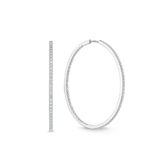 CHHO225_00 Hoops & Huggies Diamond Hoops
