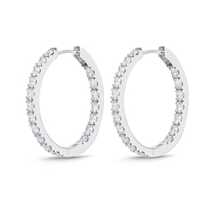 CHHO227_00 Hoops & Huggies Diamond Hoops