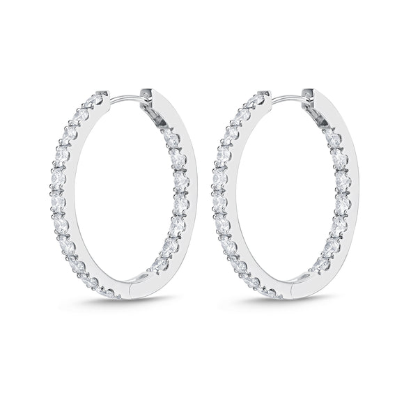 CHHO227_00 Hoops & Huggies Diamond Hoops