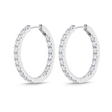 CHHO227_00 Hoops & Huggies Diamond Hoops
