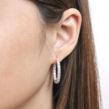 CHHO227_00 Hoops & Huggies Diamond Hoops