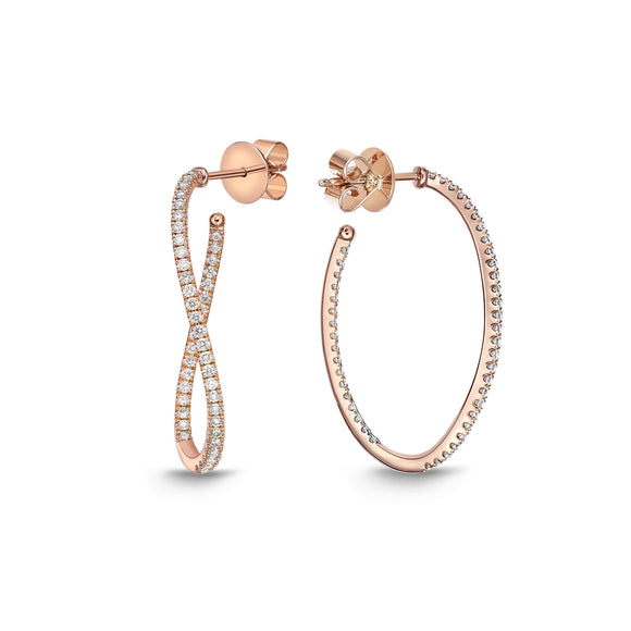 CHHO236_00 Hoops & Huggies Diamond Hoops