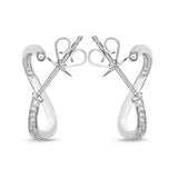 CHHO241_00 Hoops & Huggies Diamond Hoops