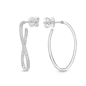 CHHO242_00 Hoops & Huggies Diamond Hoops