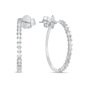 CHHO246_00 Hoops & Huggies Diamond Hoops