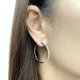 CHHO246_00 Hoops & Huggies Diamond Hoops