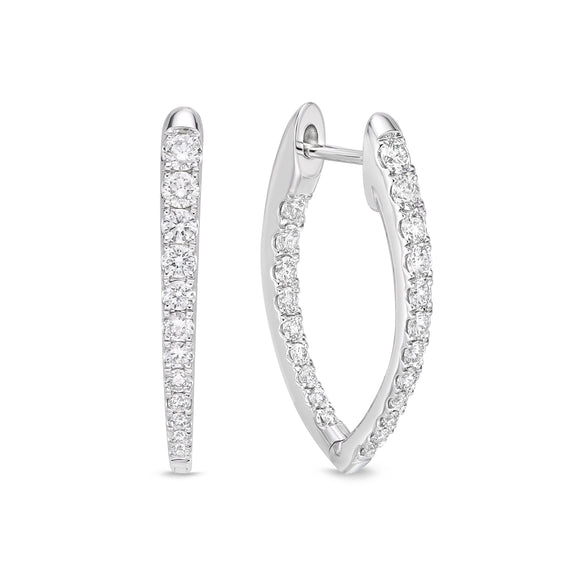 CHHO249_00 Hoops & Huggies Diamond Hoops