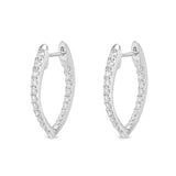 CHHO249_00 Hoops & Huggies Diamond Hoops
