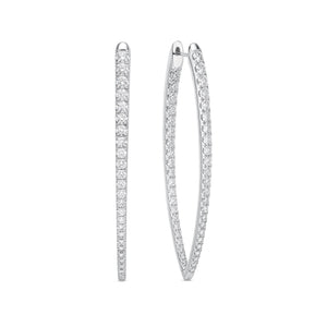 CHHO251_00 Hoops & Huggies Diamond Hoops