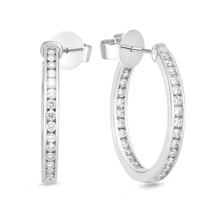 CHHO259_00 Hoops & Huggies Diamond Hoops