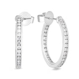 CHHO259_00 Hoops & Huggies Diamond Hoops