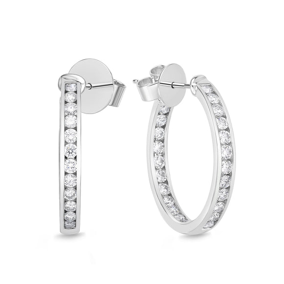 CHHO260_00 Hoops & Huggies Diamond Hoops