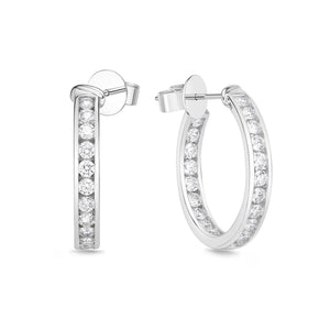 CHHO261_00 Hoops & Huggies Diamond Hoops