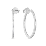CHHO263_00 Hoops & Huggies Diamond Hoops