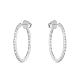 CHHO263_00 Hoops & Huggies Diamond Hoops