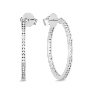 CHHO264_00 Hoops & Huggies Diamond Hoops