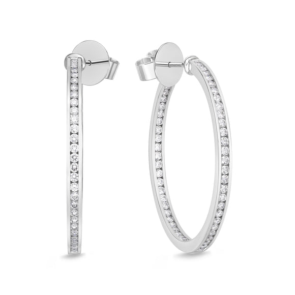 CHHO264_00 Hoops & Huggies Diamond Hoops