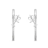 CHHO264_00 Hoops & Huggies Diamond Hoops