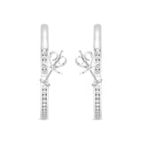 CHHO265_00 Hoops & Huggies Diamond Hoops