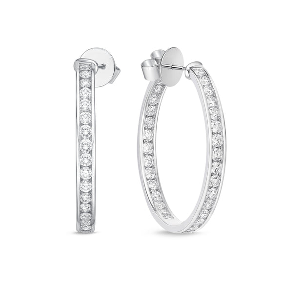 CHHO267_00 Hoops & Huggies Diamond Hoops