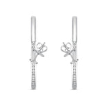 CHHO269_00 Hoops & Huggies Diamond Hoops