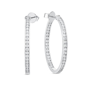 CHHO271_00 Hoops & Huggies Diamond Hoops