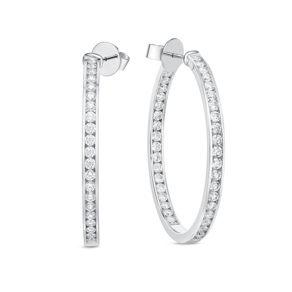 CHHO271_00 Hoops & Huggies Diamond Hoops