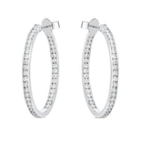 CHHO271_00 Hoops & Huggies Diamond Hoops