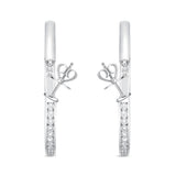 CHHO271_00 Hoops & Huggies Diamond Hoops