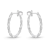 CHHO277_00 Hoops & Huggies Diamond Hoops