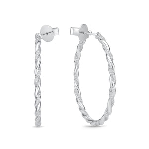 CHHO278_00 Hoops & Huggies Diamond Hoops