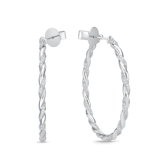 CHHO278_00 Hoops & Huggies Diamond Hoops