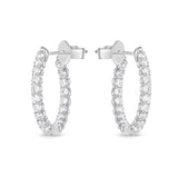CHHO282_00 Hoops & Huggies Diamond Hoops
