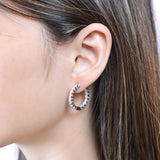 CHHO283_00 Hoops & Huggies Diamond Hoops
