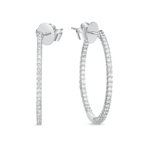 CHHO285_00 Hoops & Huggies Diamond Hoops