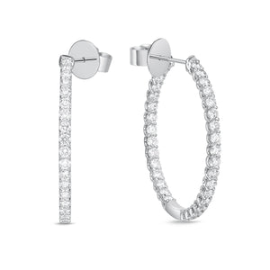 CHHO287_00 Hoops & Huggies Diamond Hoops