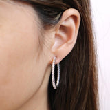 CHHO287_00 Hoops & Huggies Diamond Hoops
