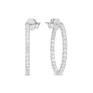 CHHO288_00 Hoops & Huggies Diamond Hoops