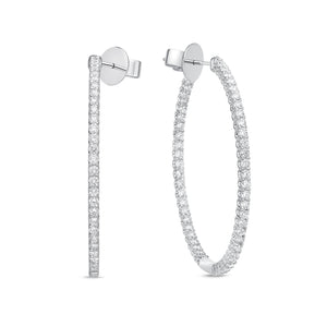 CHHO290_00 Hoops & Huggies Diamond Hoops