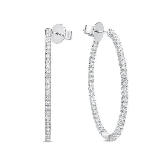 CHHO290_00 Hoops & Huggies Diamond Hoops