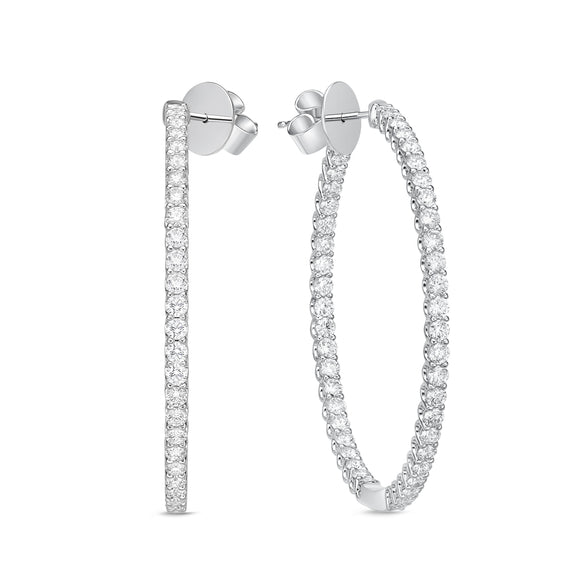 CHHO291_00 Hoops & Huggies Diamond Hoops