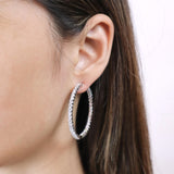 CHHO293_00 Hoops & Huggies Diamond Hoops