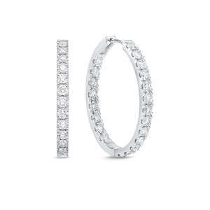 CHHO294_00 Hoops & Huggies Diamond Hoops