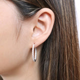 CHHO294_00 Hoops & Huggies Diamond Hoops