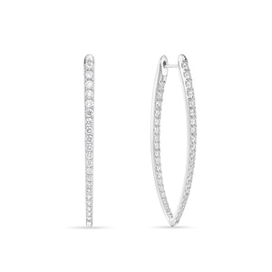 CHHO295_00 Hoops & Huggies Diamond Hoops