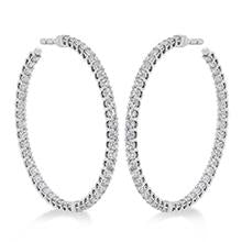 CHHO299_00 Hoops & Huggies Diamond Hoops