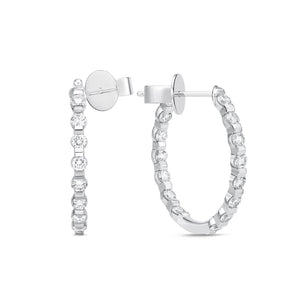 CHHO309_00 Hoops & Huggies Diamond Hoops
