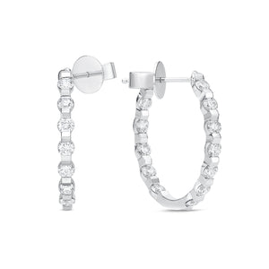 CHHO310_00 Hoops & Huggies Diamond Hoops